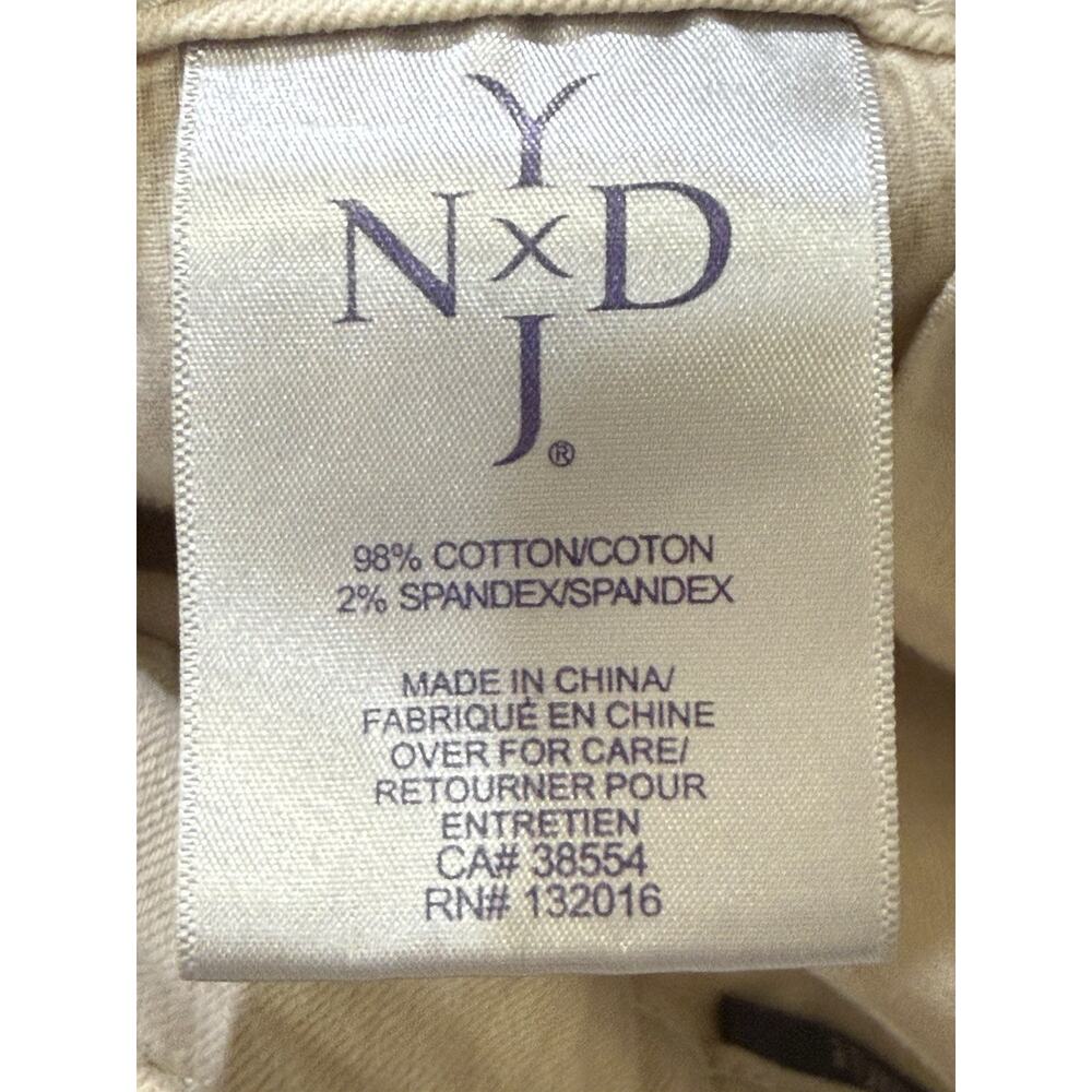 NYDJ Not Your Daughter's Jeans Cream 20W Women's Plus Ankle Denim 5 Pocket - Picture 8 of 10